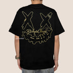 Ricky is Clown Black and Gold Mesh Tee