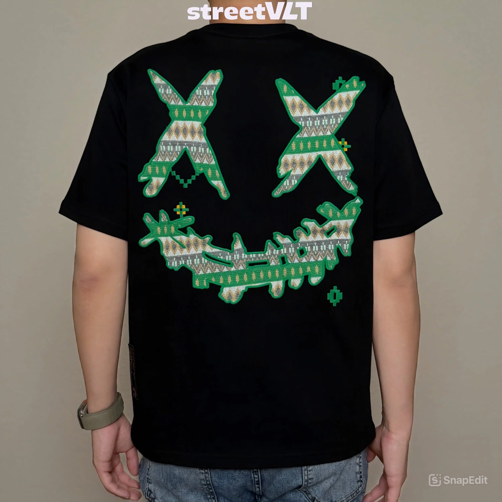 Ricky is Clown Geometrical Christmas Night Tee