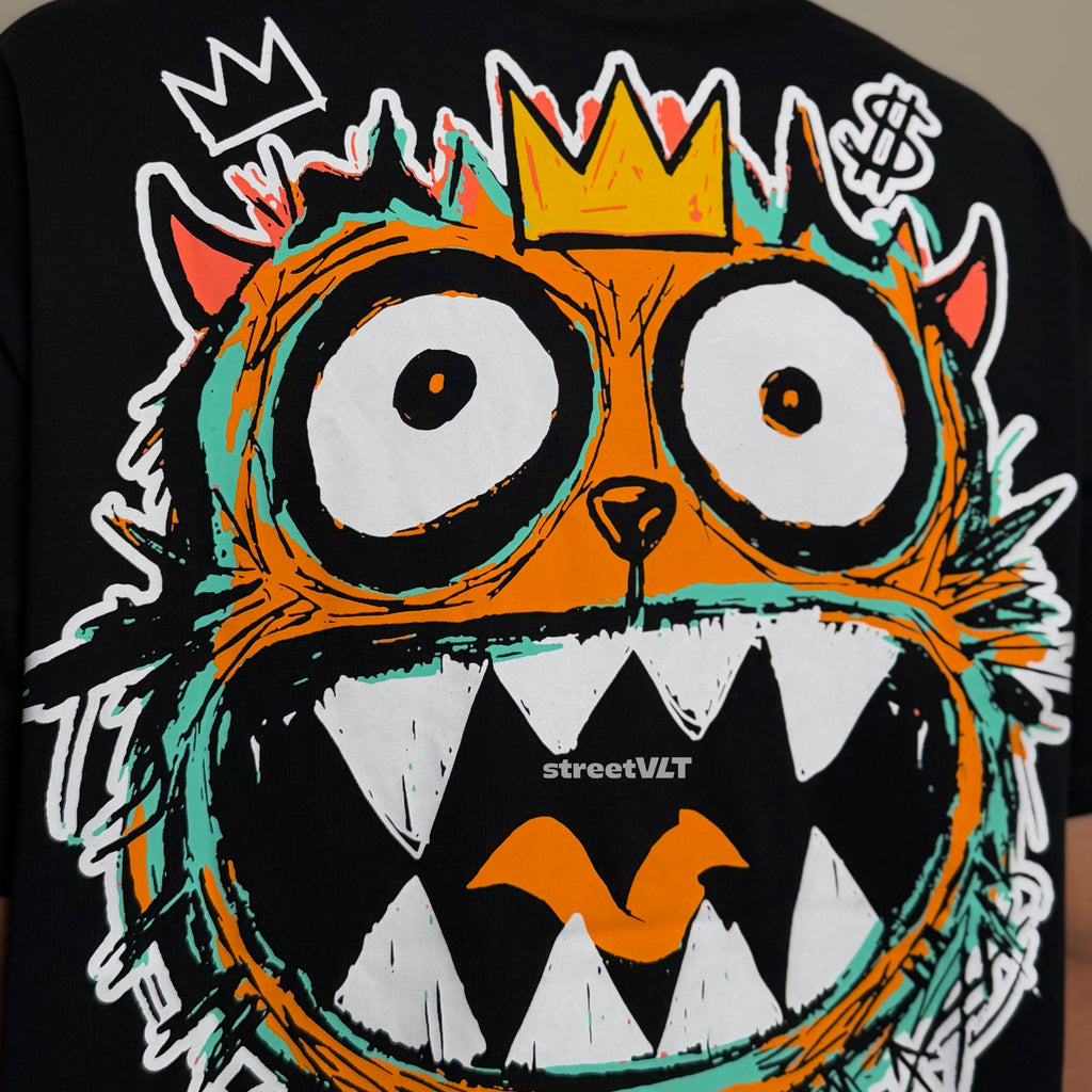 Calmmind Crown Graffiti Sketch Monster Tee Calm Mind Original