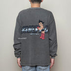 Gro Grocery X Toy Qube Astro Boy Heart Long Top Washed  Tee