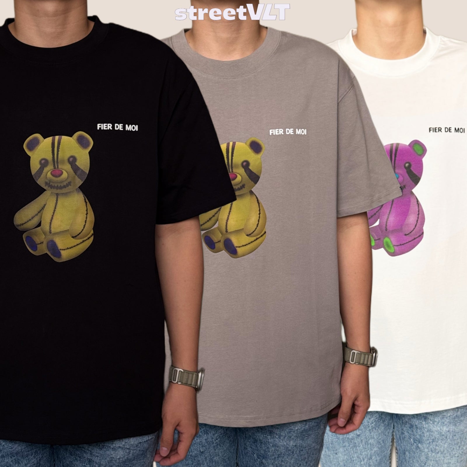 Fier De Moi Shadow Hug Tee