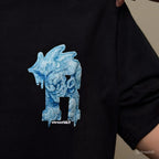 Ricky is Clown Ice Blue Embossed Tee