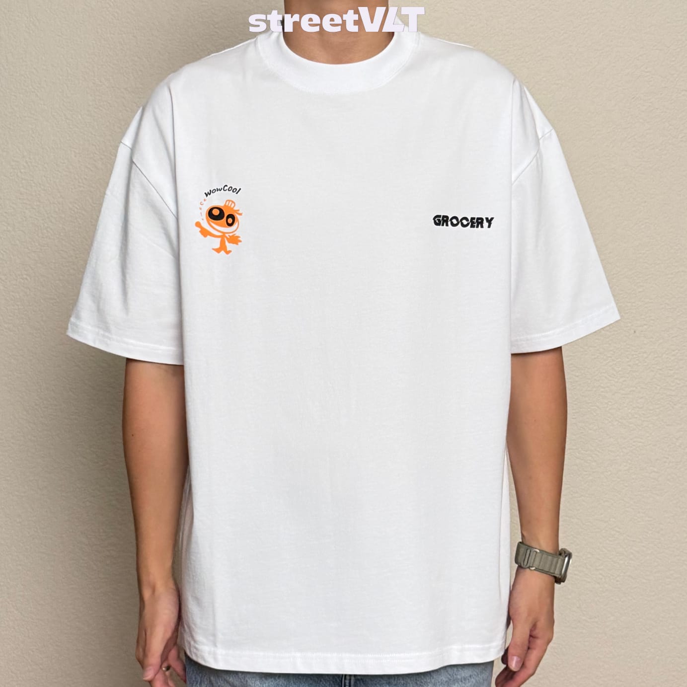 Gro Grocery X Back To The Past Invoice Tee
