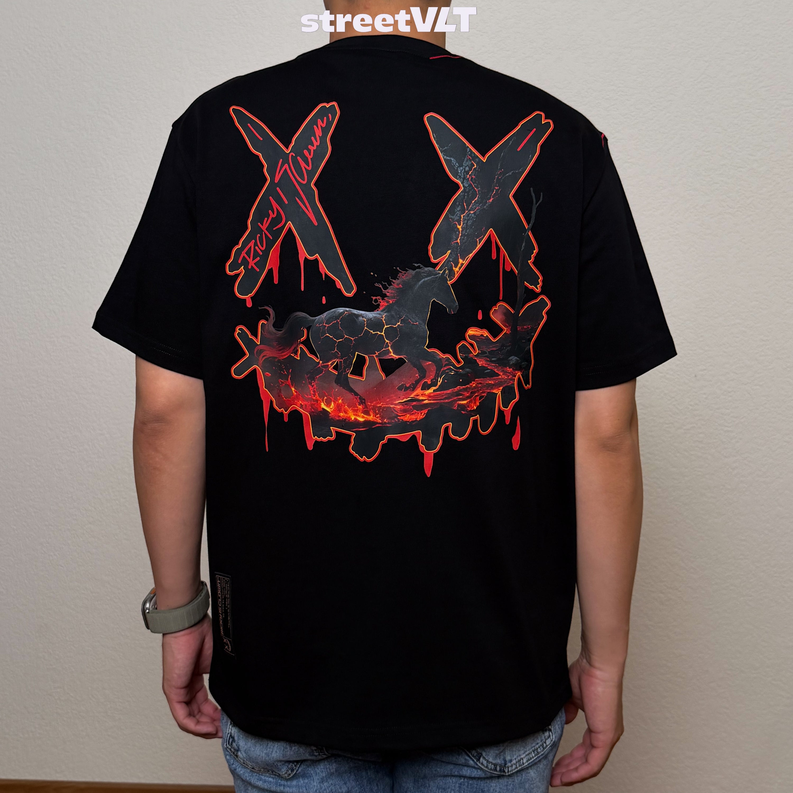 Ricky is Clown Lava Dark Horse Foam Tee