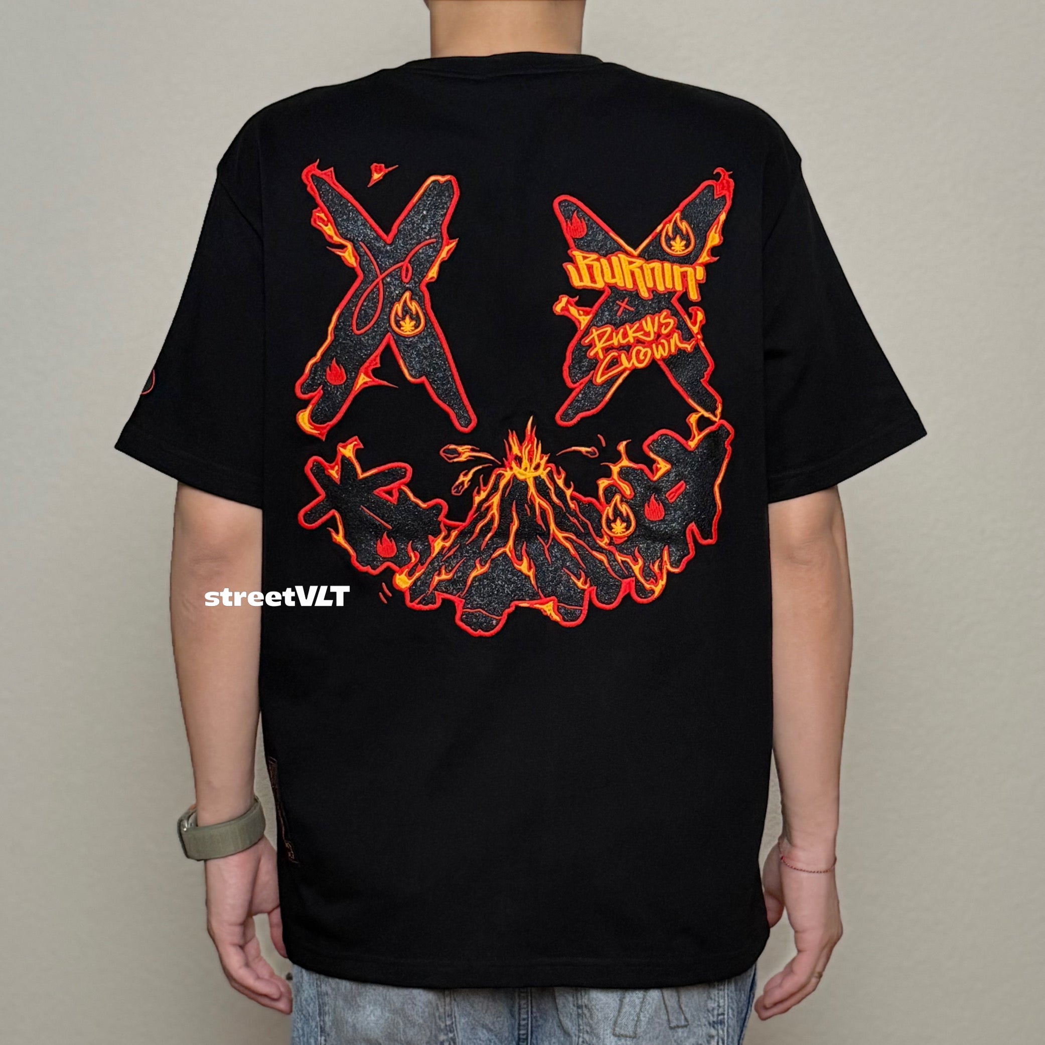 Ricky is Clown Thermal Heat Flow Deformation Embroidered Tee
