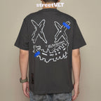 Ricky is Clown Photo Sticker Reflective Charcoal Grey Tee