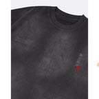 Gro Grocery x Needless Painted Washed Logo Black Tee Original