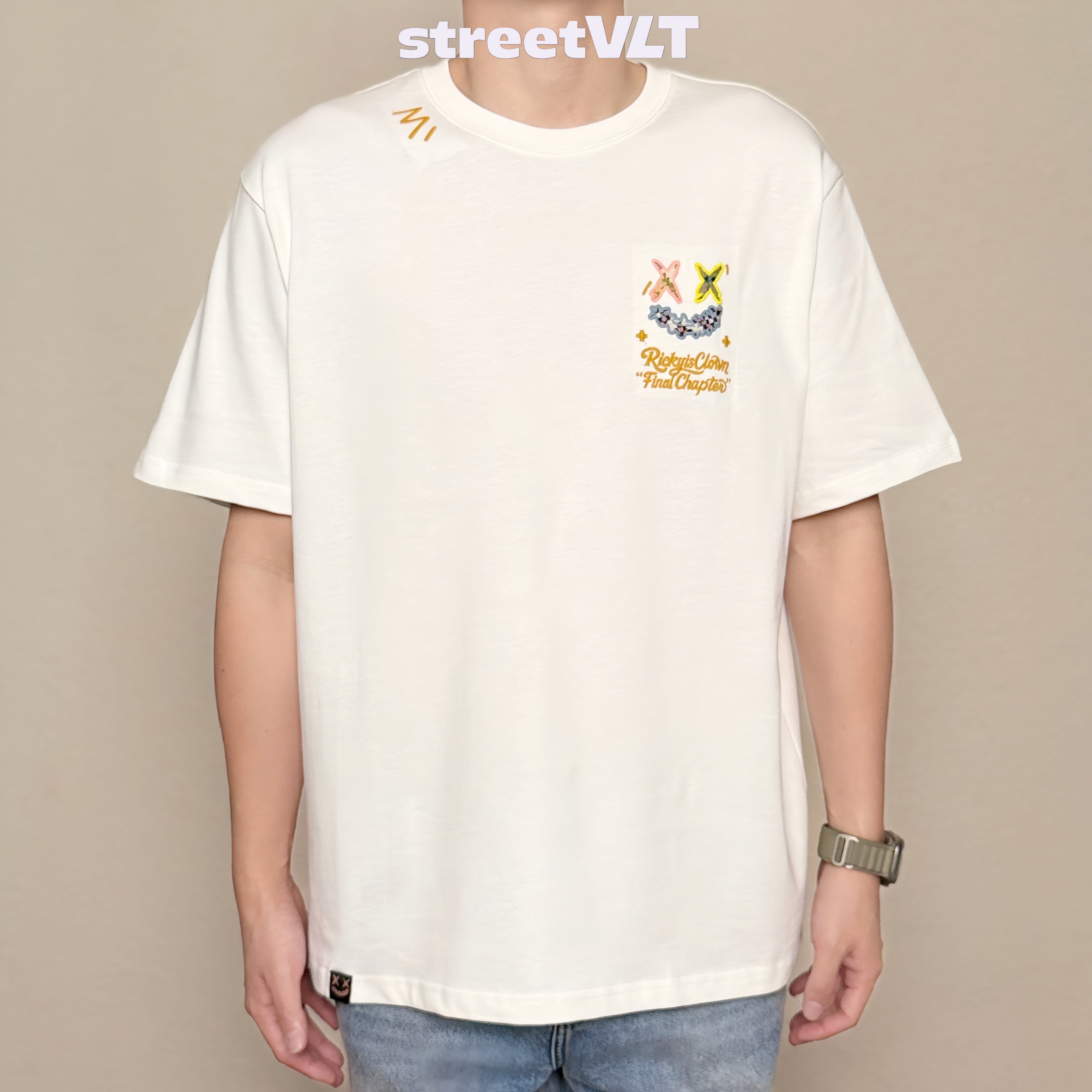 Ricky is Clown Different Fabrics Tee