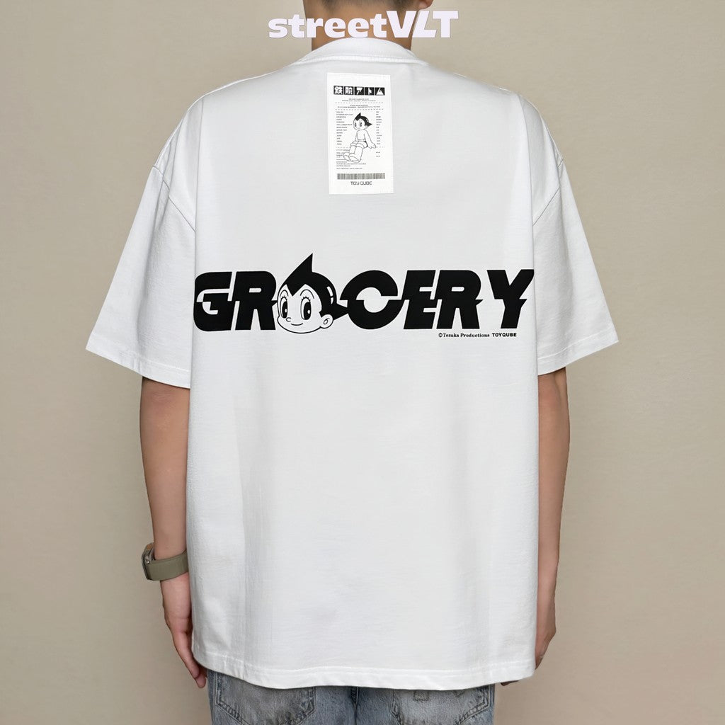 Gro Grocery X Toy Qube Astro Boy Invoice Tee