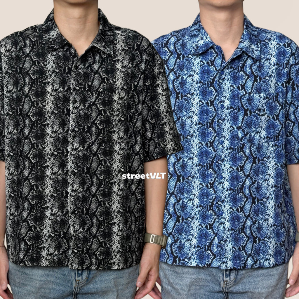RIC Ricky is Clown Woven Snakeskin Shirt