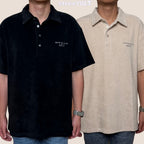 ADLV  Terry Logo Embo Short Sleeve Colar T-Shirt