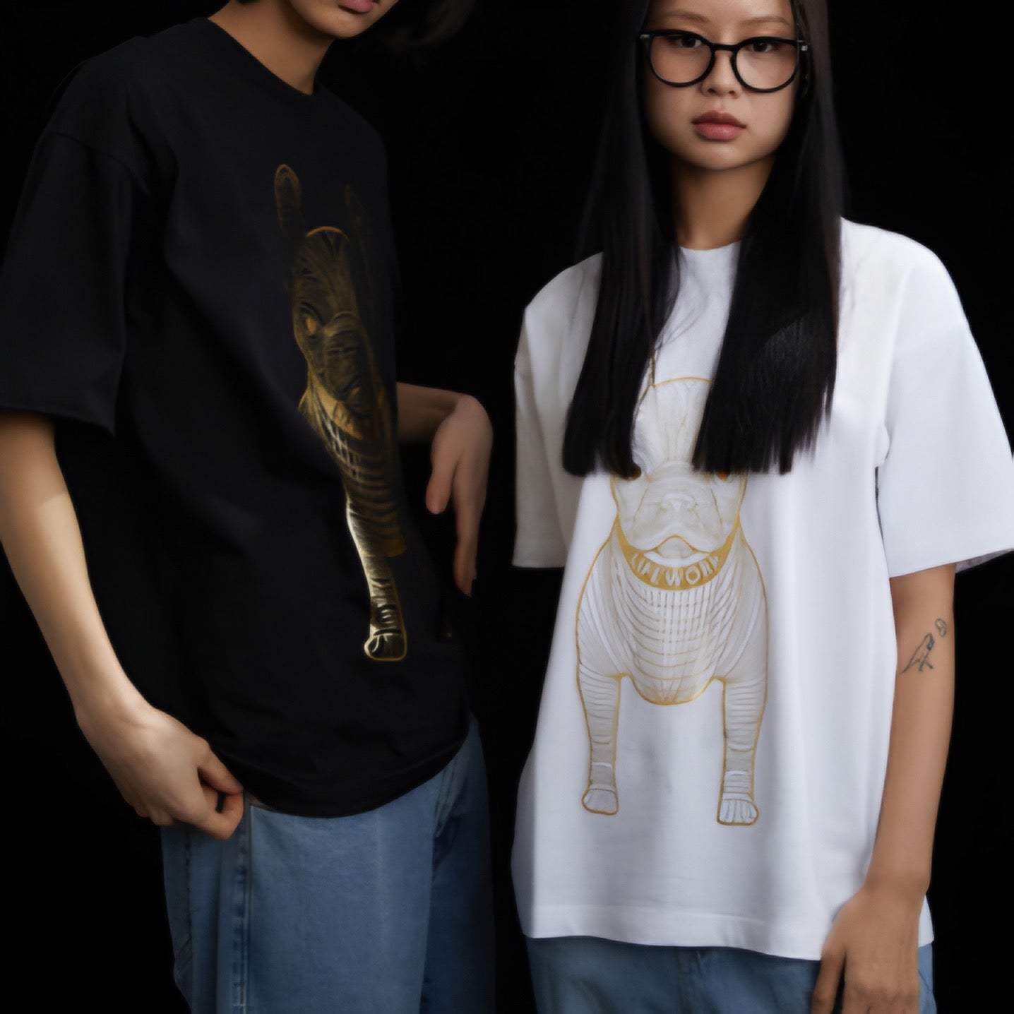 Life Work Korea Big Radog Gold  Tee Lifework Original