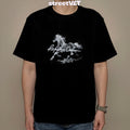 Ricky is Clown Ink Shadow Horse Flying Print Tee