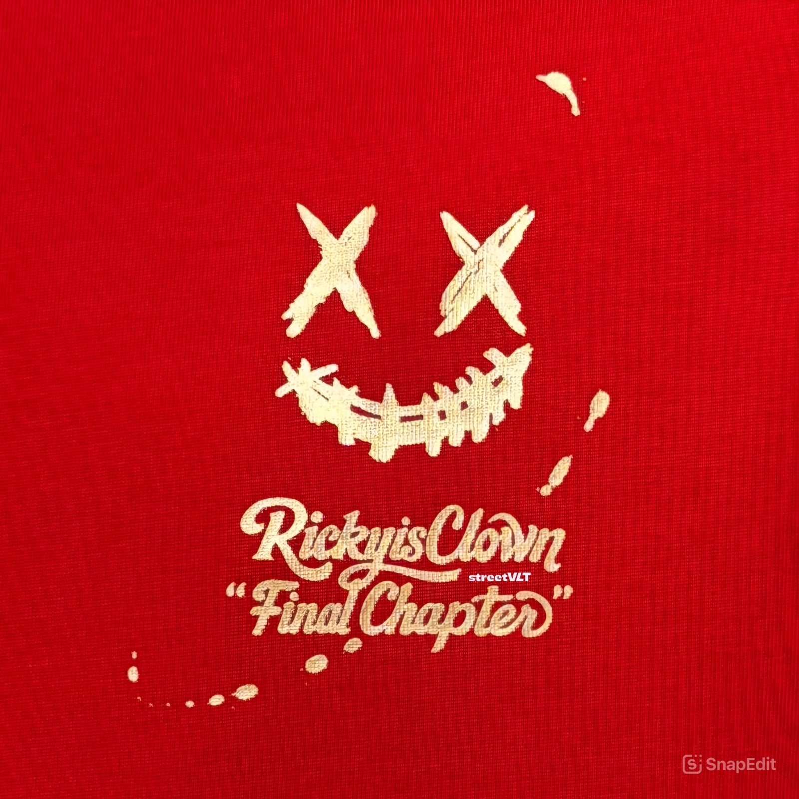 Ricky is Clown Golden Blessing Red Tee
