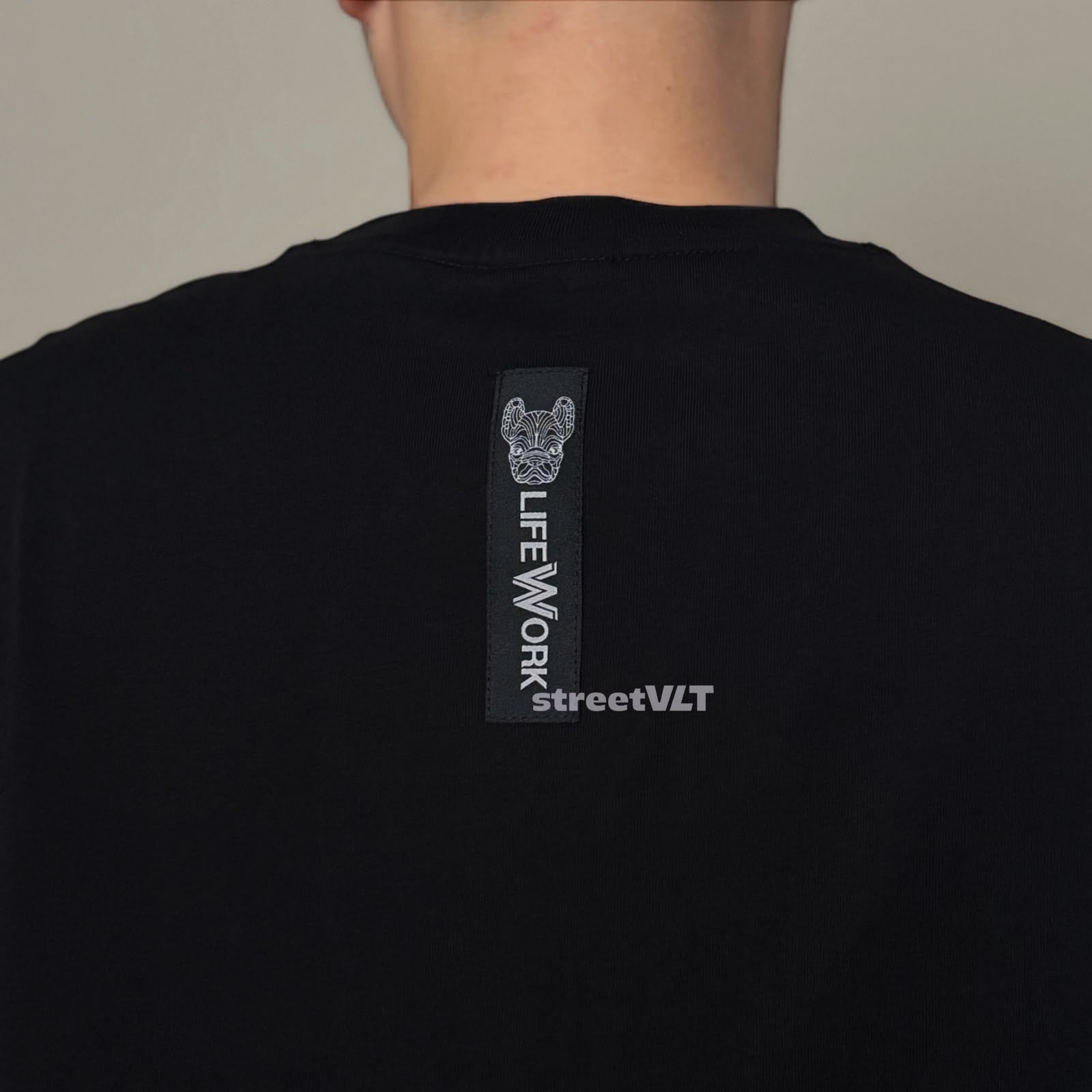 Life Work Korea Basic Small Logo Washed Tee