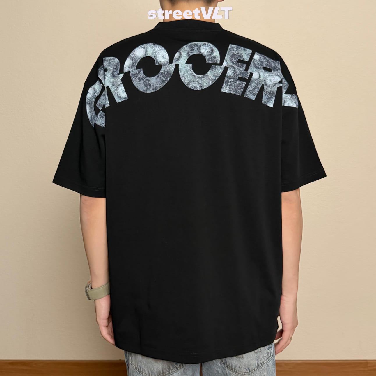 Gro Grocery Big Logo Retro Tee