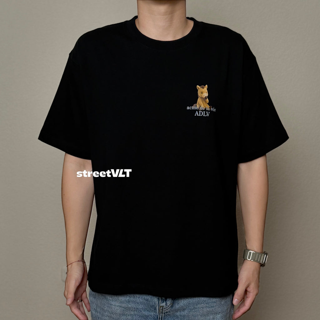 ADLV Horse Basic Logo Short Sleeve T-Shirt Acme De La Vie