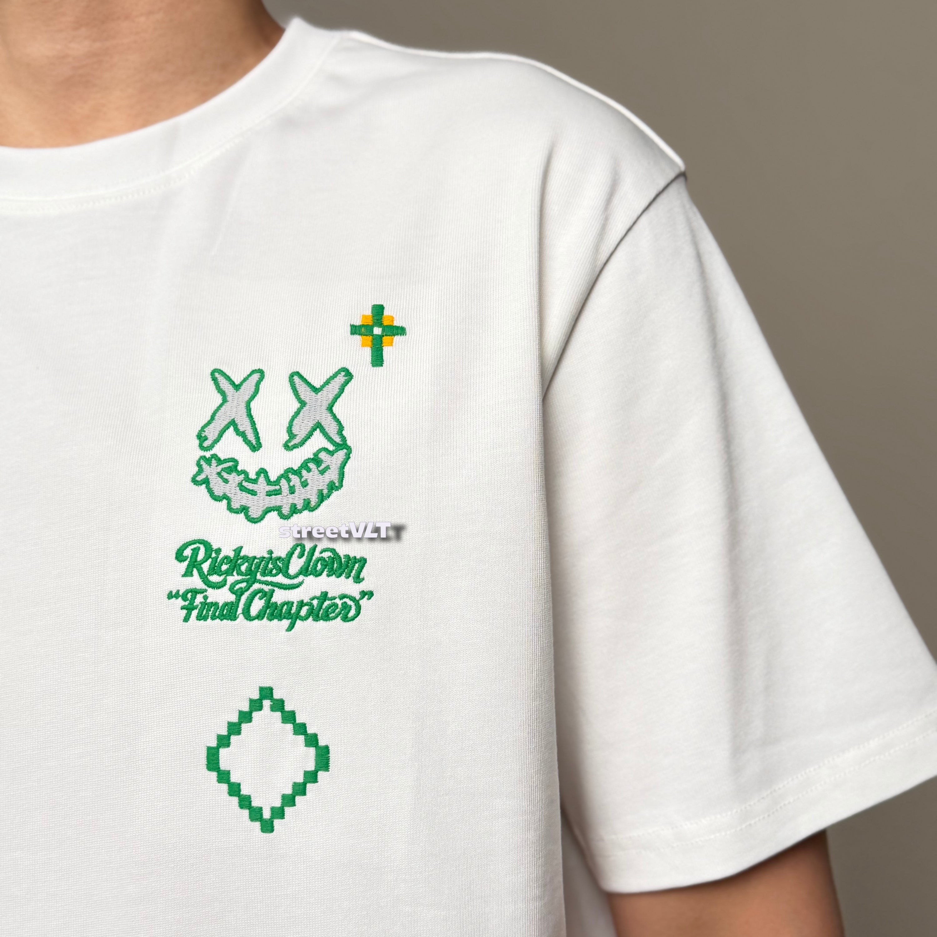 Ricky is Clown Geometrical Christmas Night Tee