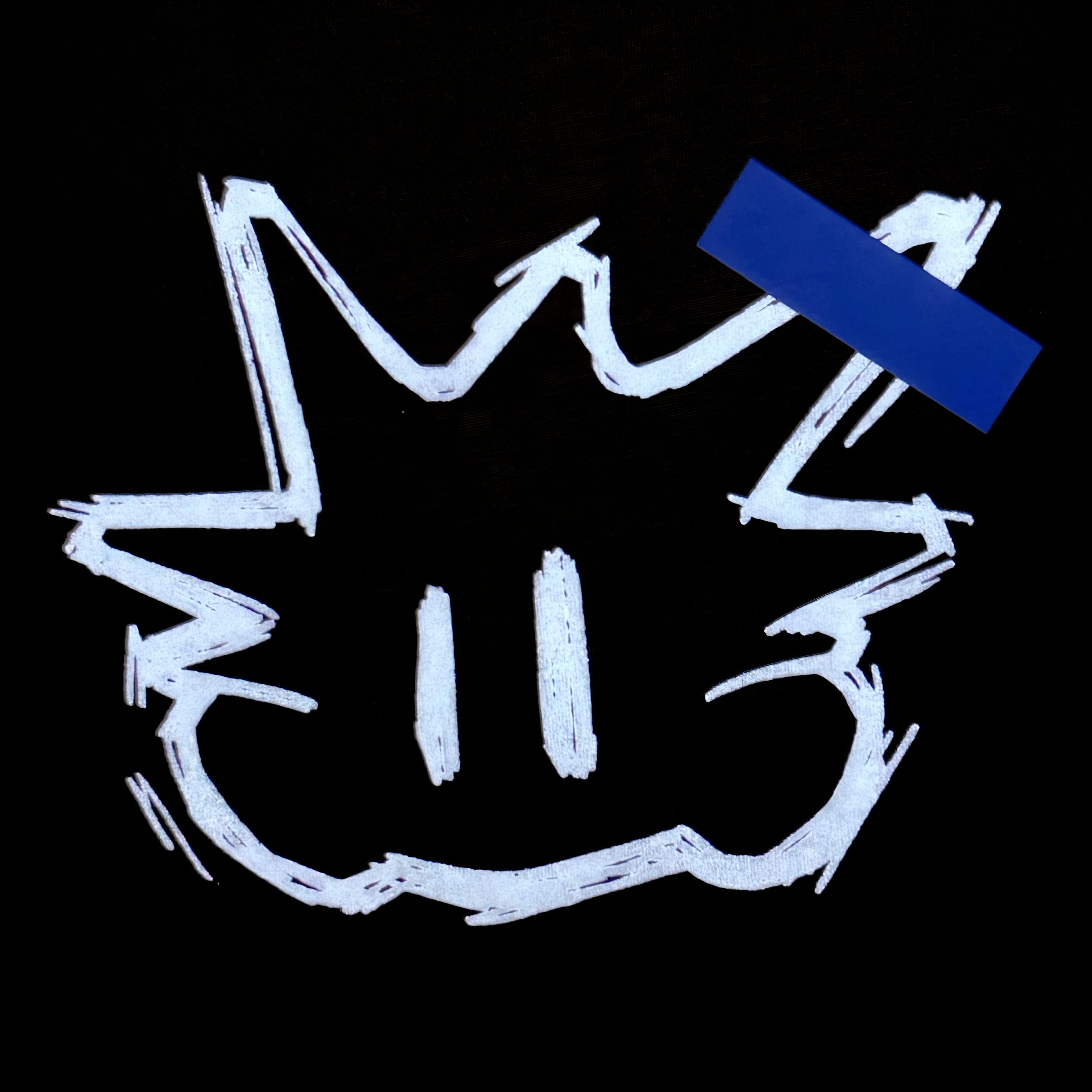 Ricky is Clown Photo Sticker Reflective Charcoal Grey Tee