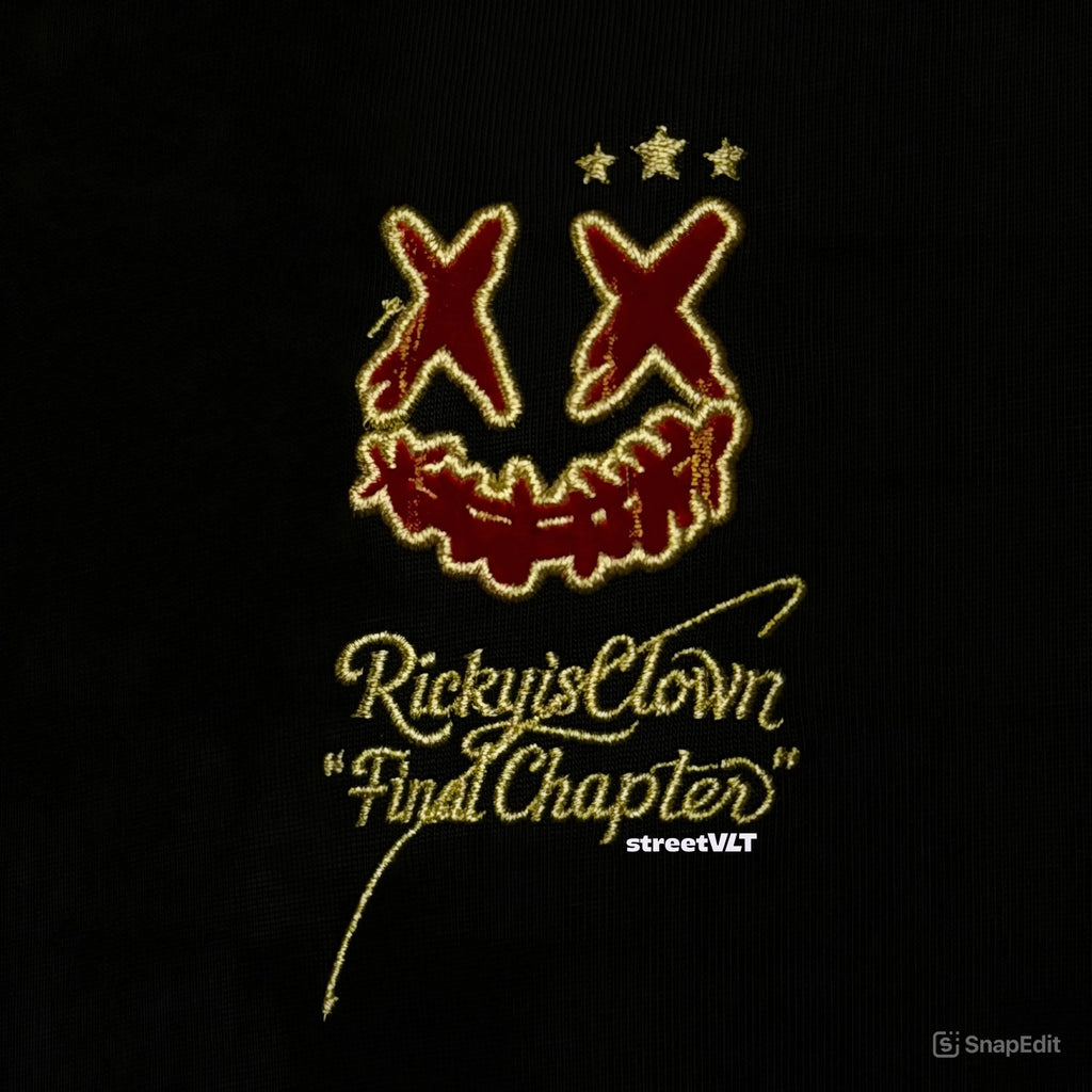 Ricky is Clown Gold Plated Burgundy Tee