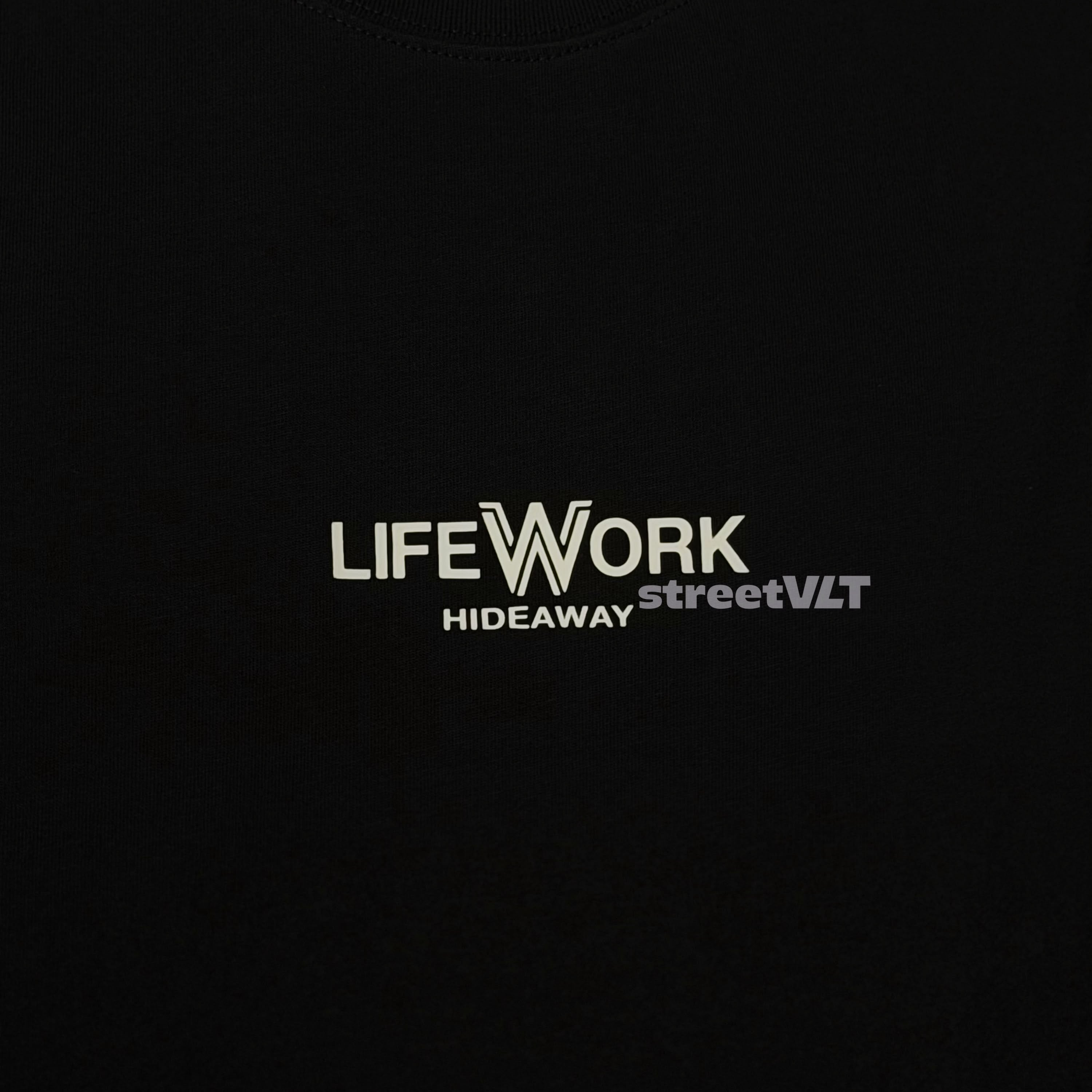 Life Work Korea Basic Small Logo Washed Tee