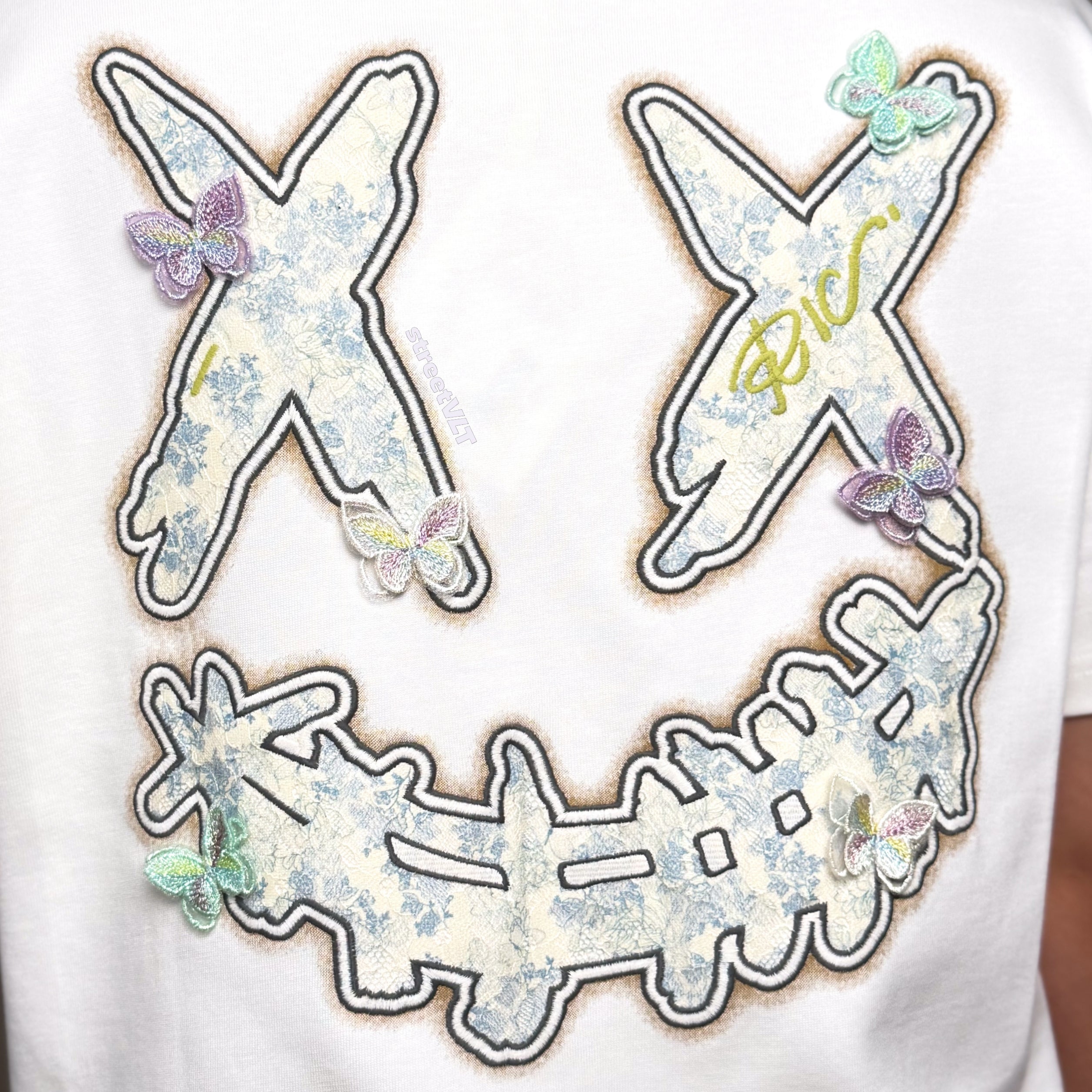 Ricky is Clown Colorful Butterfly Silk Language Tee