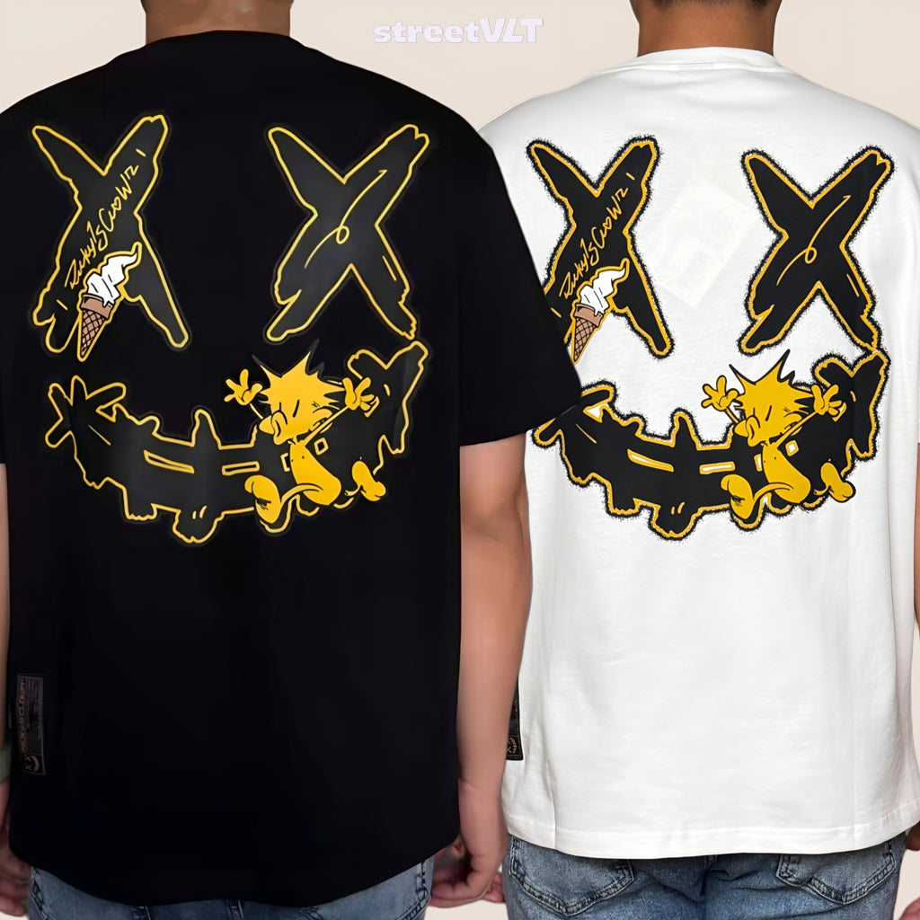 Ricky is Clown Running Pineapple Head Embroidered Tee