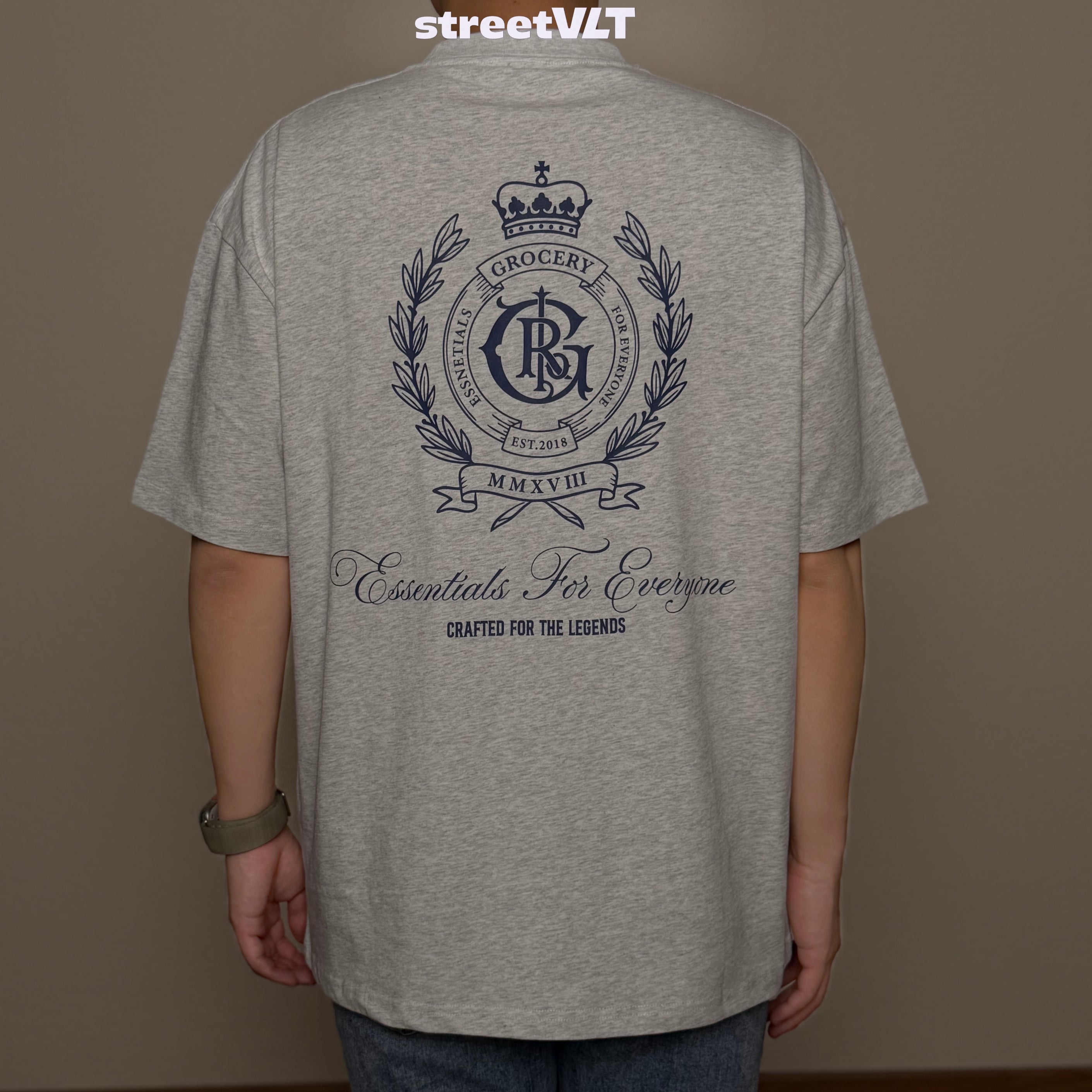 Gro Grocery College Emblem Graphic Tee