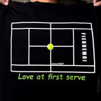 Fier De Moi Love at First Serve Tee