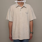 ADLV  Terry Logo Embo Short Sleeve Colar T-Shirt