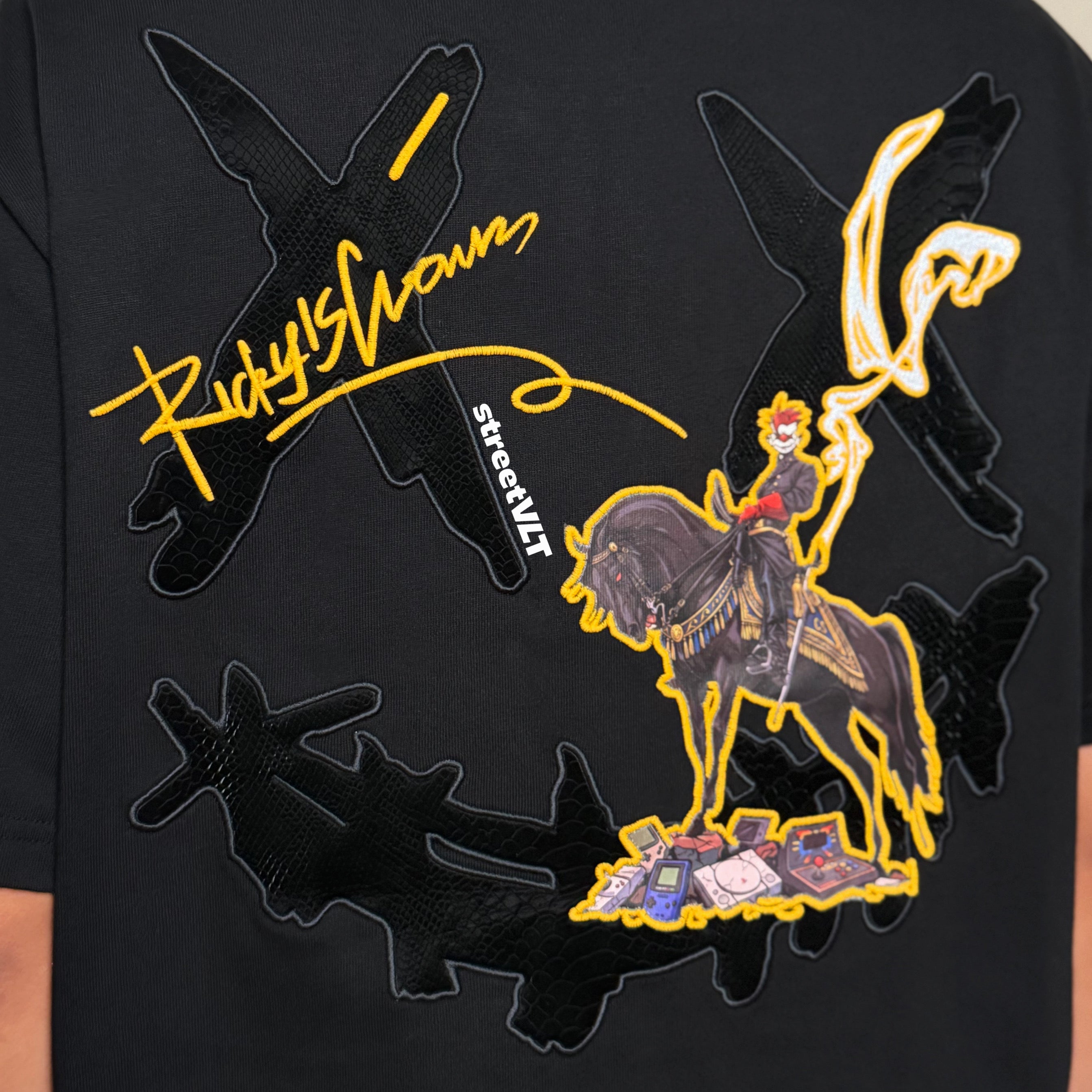 Ricky is Clown Shatters Illusions Mamba Embroidered Tee