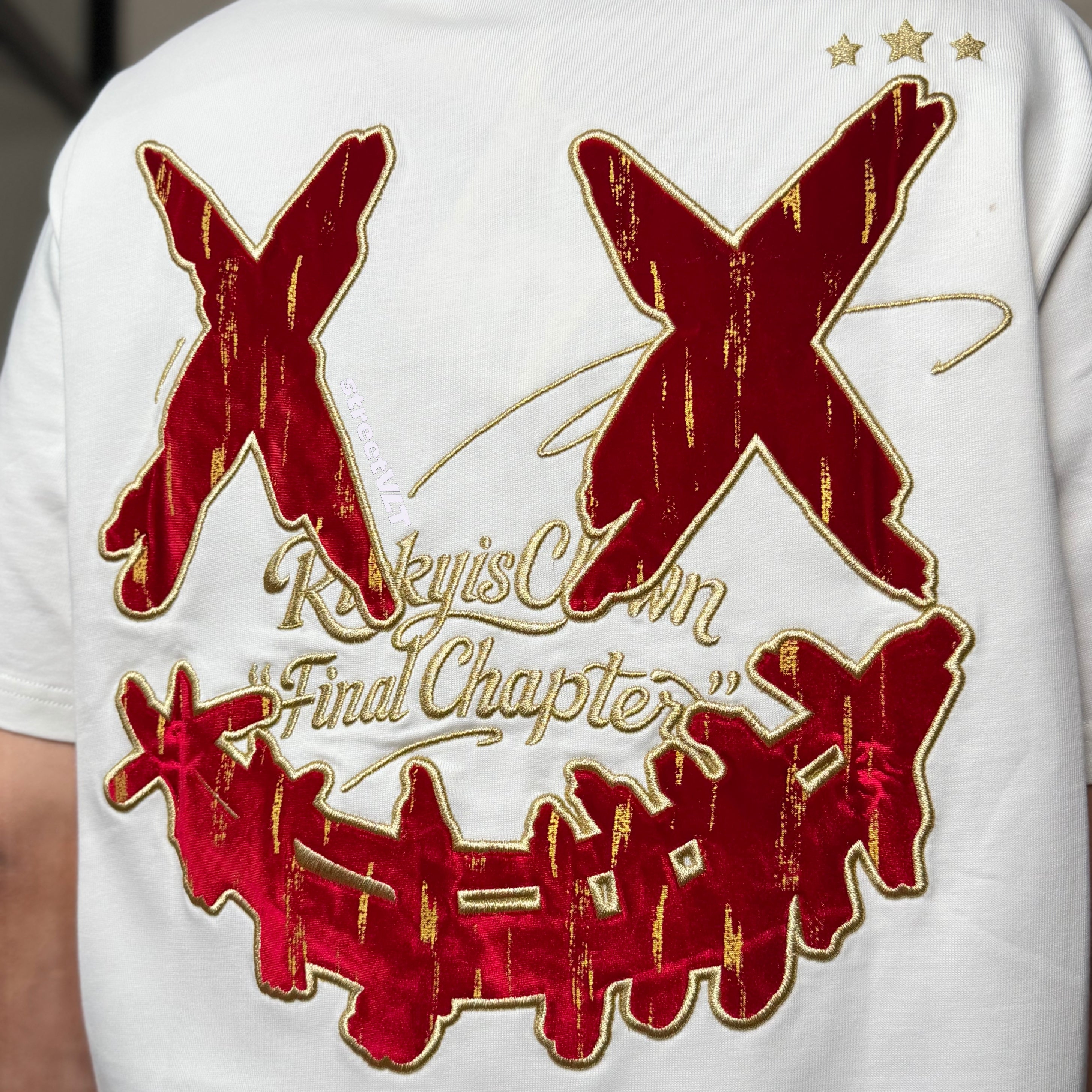 Ricky is Clown Gold Plated Burgundy Tee