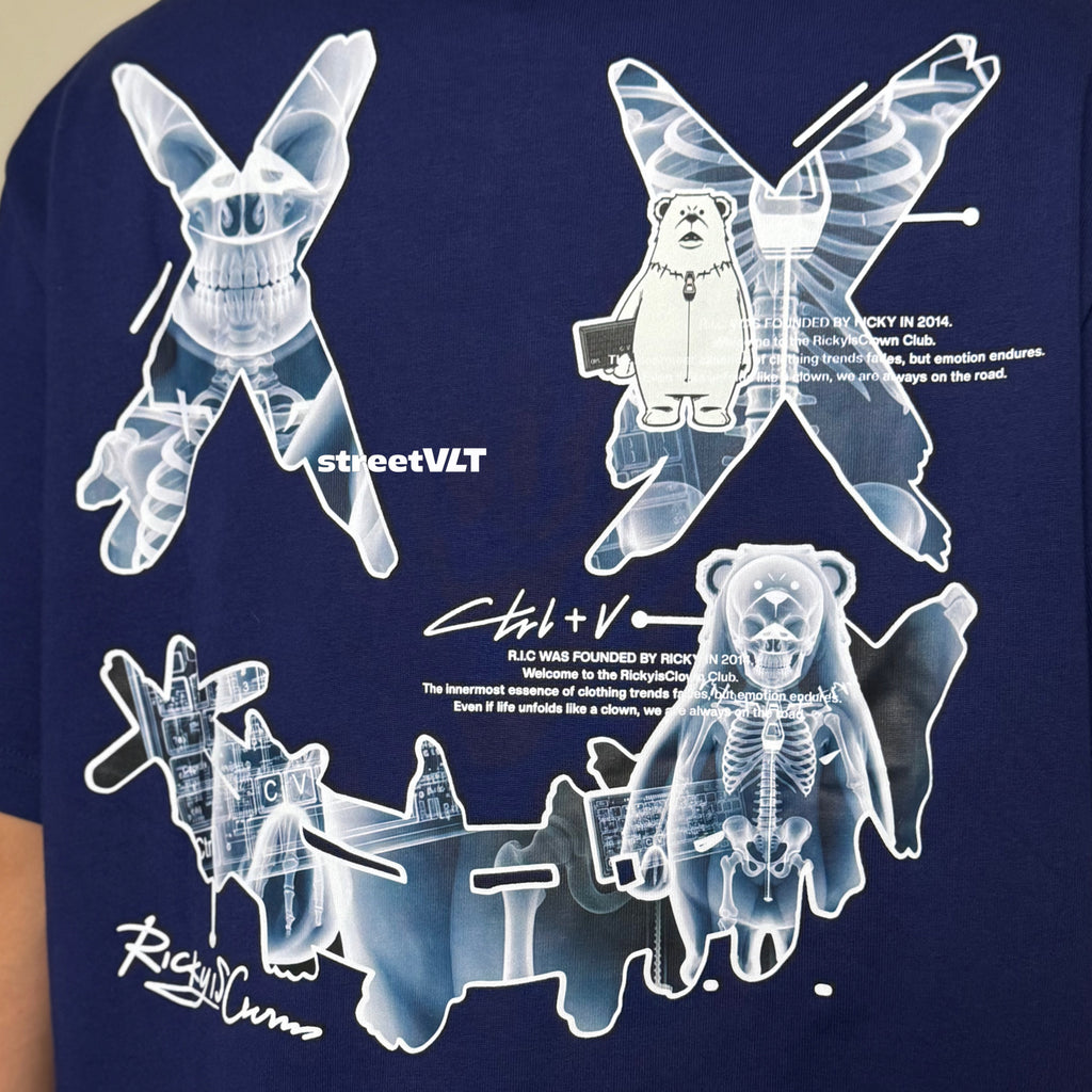 RIC Ricky is Clown Light and Shadow Bear X-Ray Tee