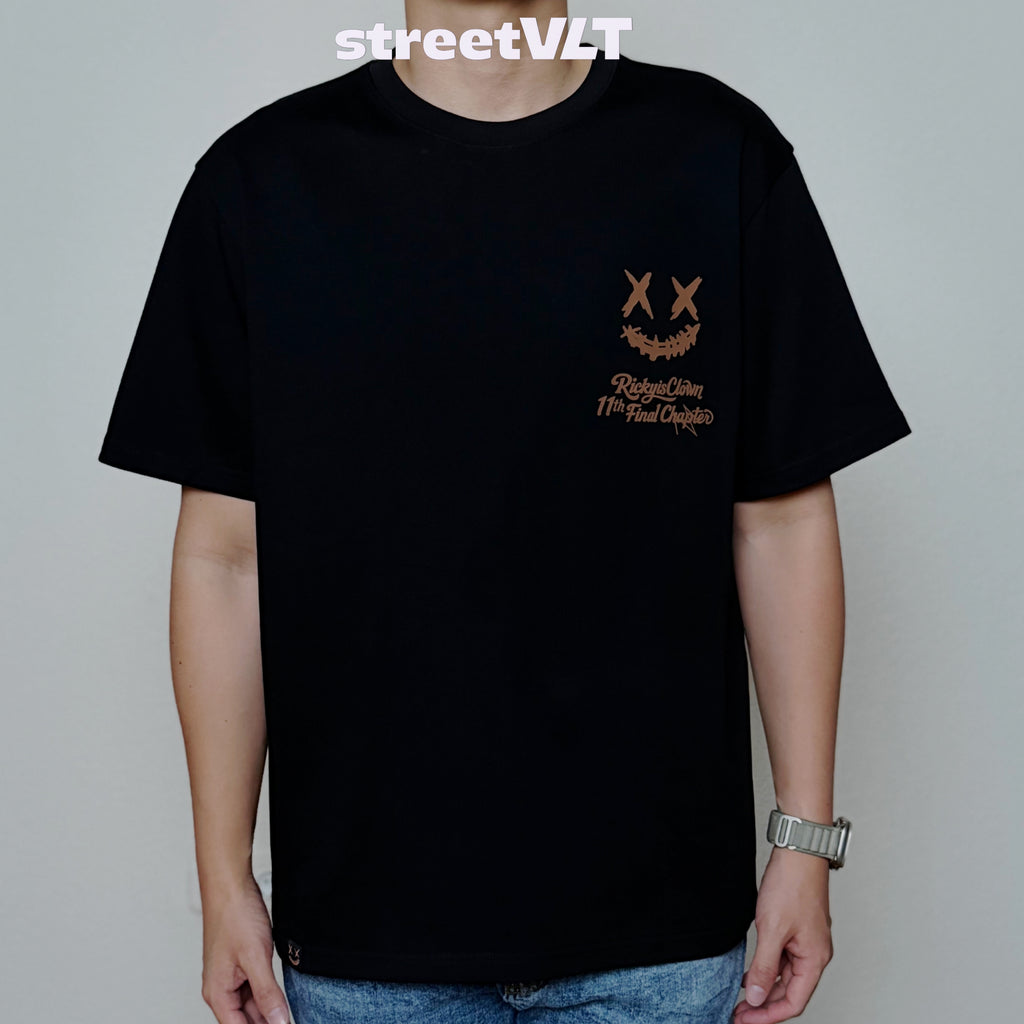 Ricky is Clown Golden Leather Tee