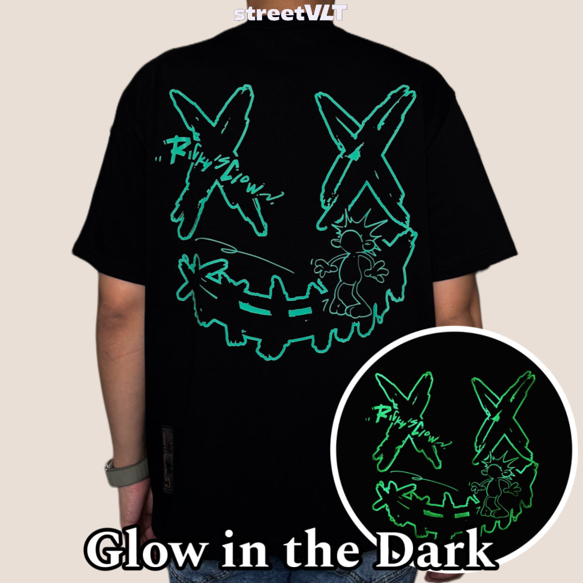 Ricky is Clown Discovered Glow in the Dark Tee