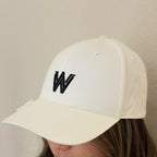 Life Work Korea W Volume Embroidery Hard Ball Cap