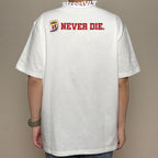 Ricky is Clown 11th Never Die Letter Print Tee