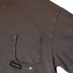 Doubleback Ripped Pocket Oversized Rusty Grey Tee