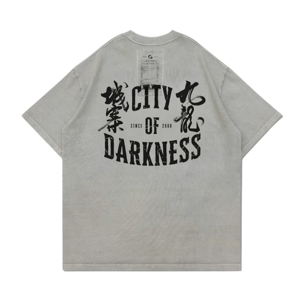 Gro Grocery x City of Darkness Washed Graphic Invoice Tee