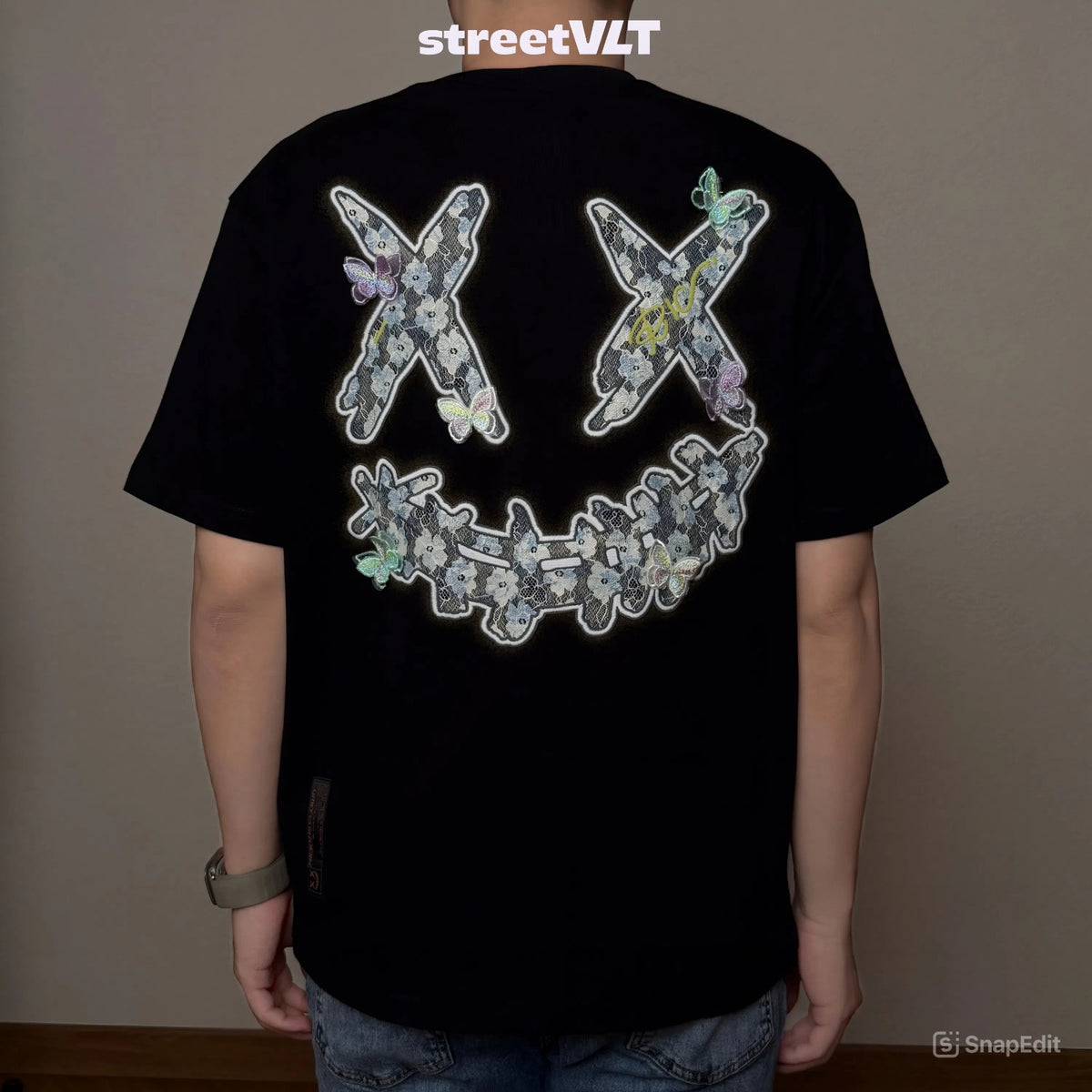 Ricky is Clown Colorful Butterfly Silk Language Tee