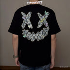 Ricky is Clown Colorful Butterfly Silk Language Tee