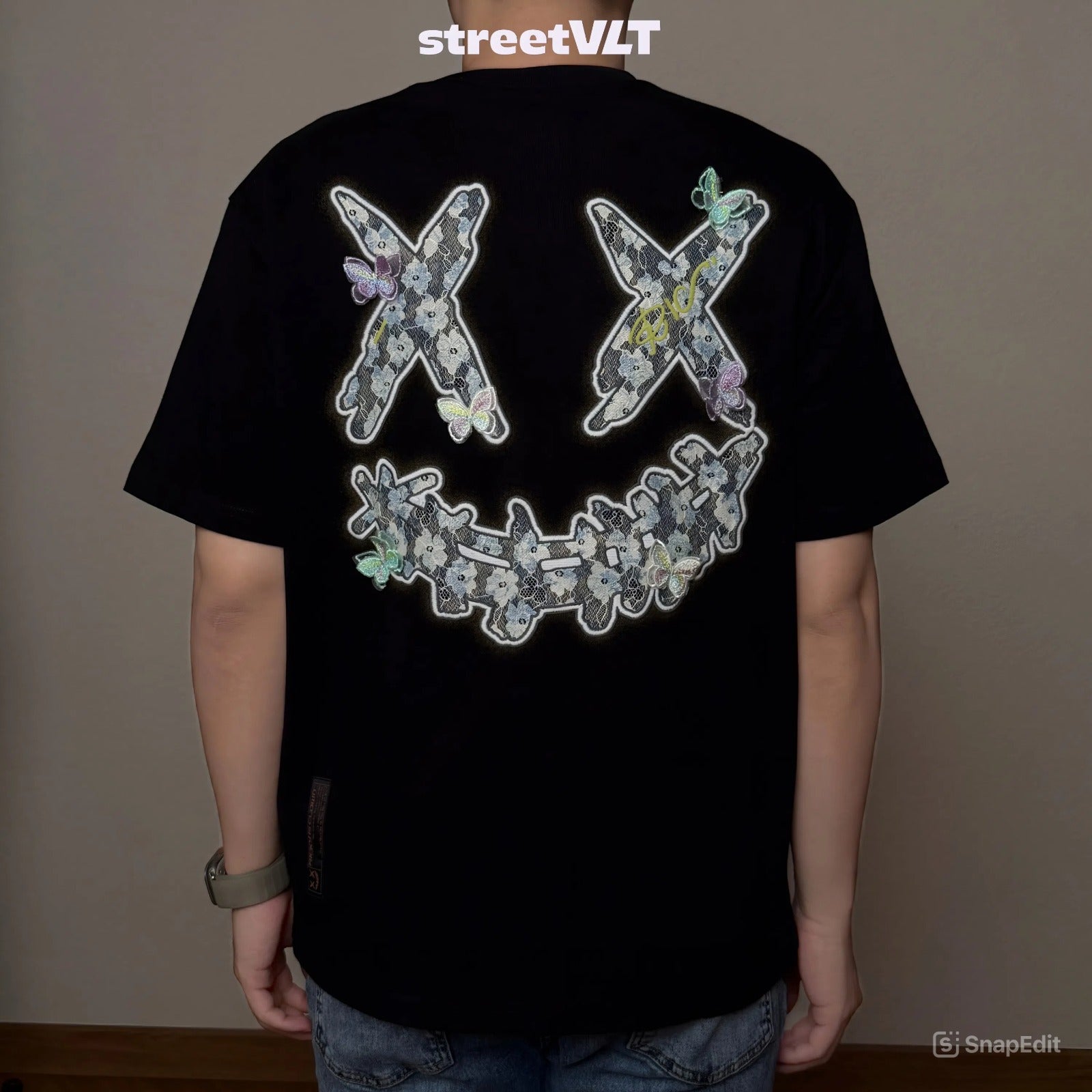 Ricky is Clown Colorful Butterfly Silk Language Tee