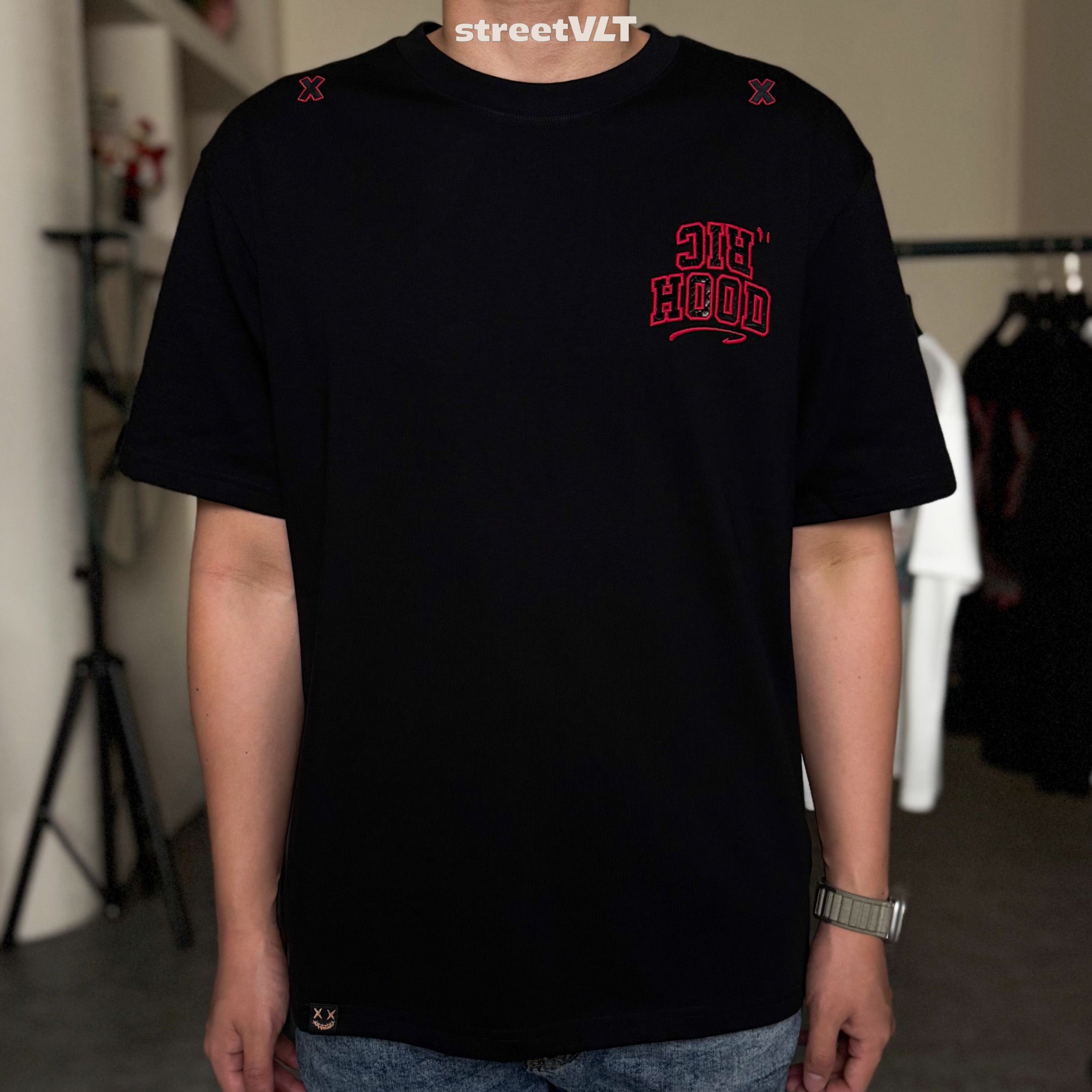 RIC Ricky is Clown Mamba Colors Leather Embroidered Tee Original