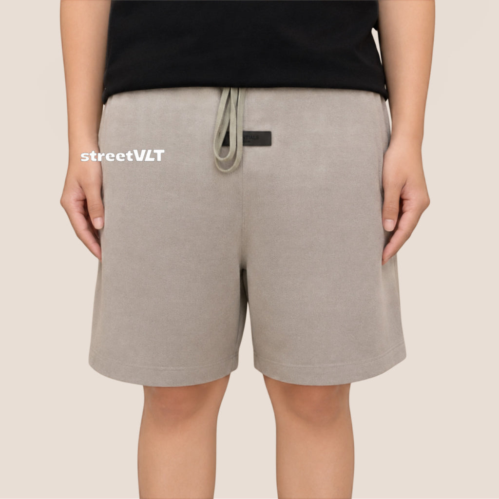 Essentials FOG Seal Gray Drawstring Shorts