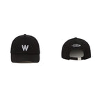Life Work Korea W Volume Embroidery Hard Ball Cap