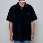 ADLV  Terry Logo Embo Short Sleeve Colar T-Shirt