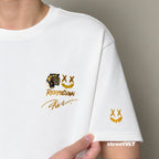 RIC Ricky is Clown Golden Tiger Roar Embroidered Tee