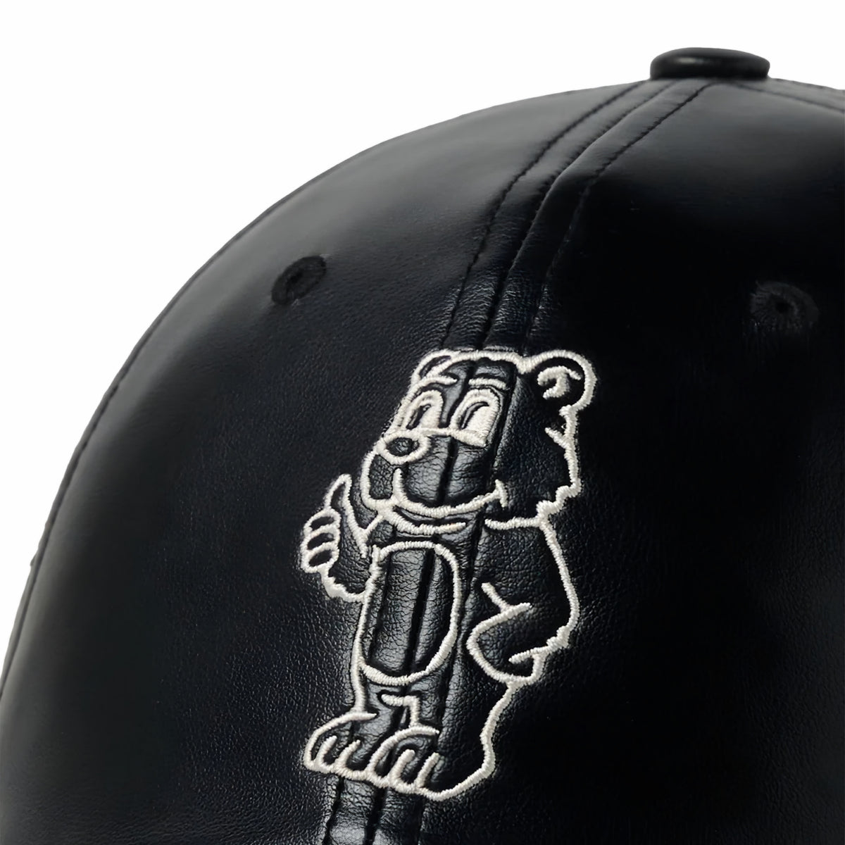 ADLV Line AC Bear Vegan Leather Ball Cap Acme De La Vie