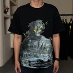 Ricky Is Clown Einstein Statue Emperor Black Tee