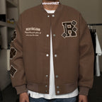 Ricky is Clown Leaf Clover Baseball Jacket